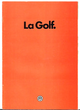 Volkswagen Golf Hatchback Mk1 1982 French Market Sales Brochure C CL GL GTi 16S