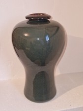 Kerstan Kandern 1987 Grand Vase Craquelé Émaillé