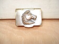 Perce Cigare de Poche/ Petite Boite Décor Tête de Cheval