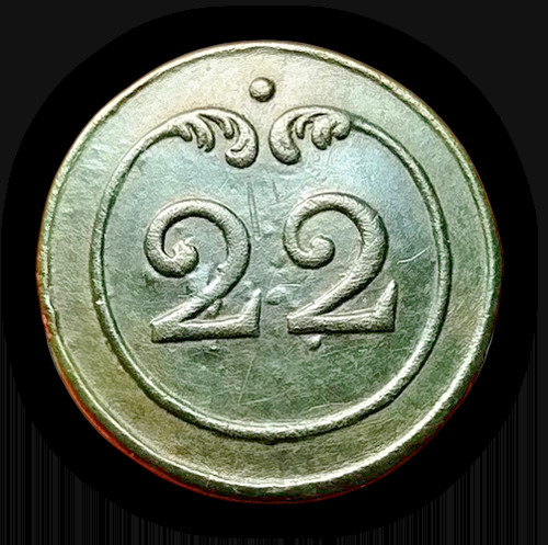Ancien bouton militaire - bouton,