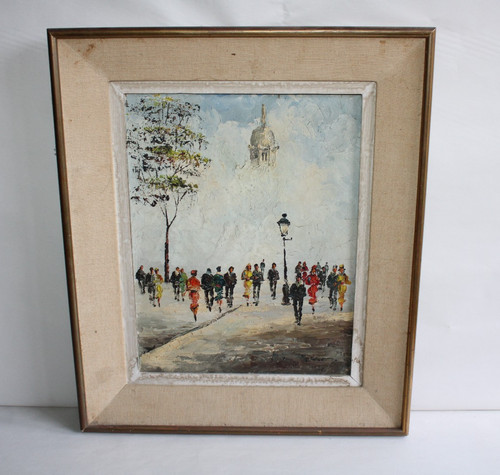 Ancienne huile sur toile