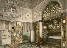 Mortuary Chamber of the Last Bey.   P.Z., photochrome, vintage photochrome, Deu