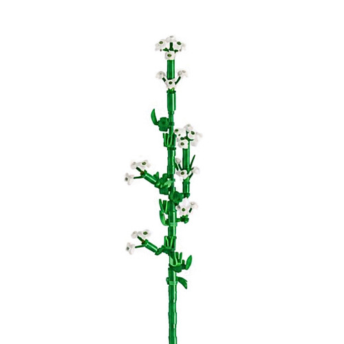 Mini fleurs blanche - mini, tige