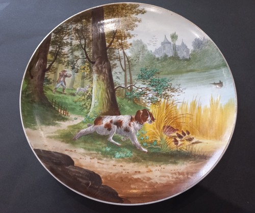 Ancien grand plat porcelaine - grand,