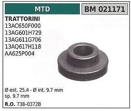 Boccola mtd tracteurs - mtd,
