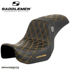 SELLE HARLEY DYNA / GLIDE SADDLEMEN Pro Series SDC Performance SC80604GOL 2-U...