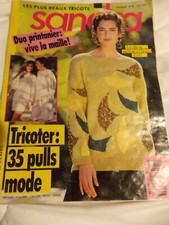 Livre Les plus beaux tricots Sandra  N°81 Avril 1991