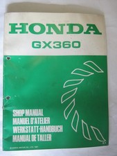 HONDA WORKSHOP MANUAL WORKSHOP MANUAL MANUAL STUDIO GX-360