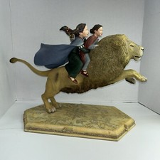 The Chronicles of Narnia: Girls on Aslan statue Disney  #102/3000 Greg Tozer