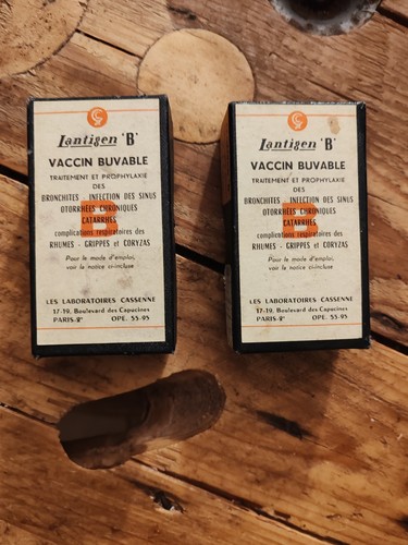 Boîtes anciennes médicaments