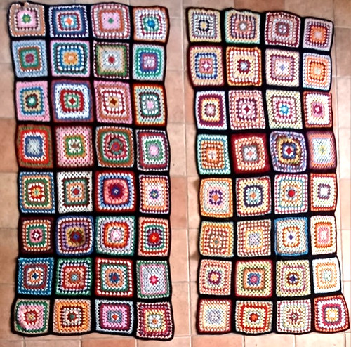 Vintage lot 2 couvertures - -,