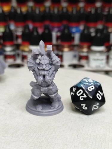 Figurine nain berzerk - figurine, haches
