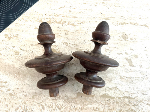 Paire frontons toupie boule - paire,