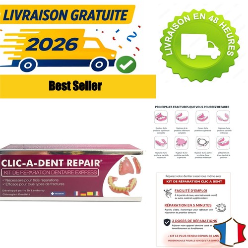 Clicadent repair kit - repair,