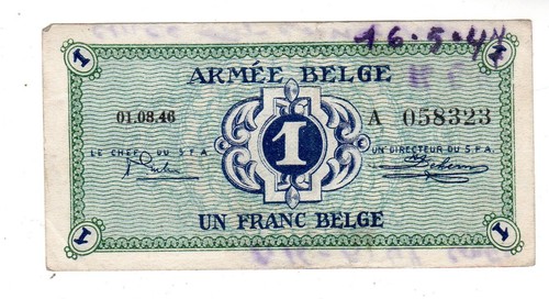 Belgique belgium billet - billet, 1