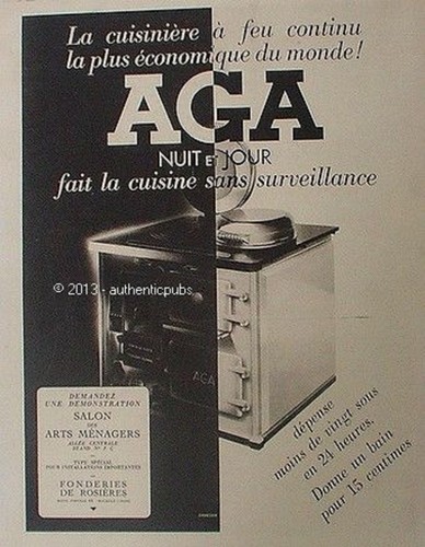 Publicite cuisiniere aga - publicite,
