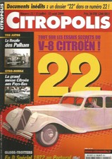 CITROPOLIS N°22 V-8 CITROEN 22 / D SPEC. 1972 / ROSALIE DES PULLMAN
