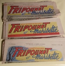 revue choix n°1  AU 18 fripounet et marisette 1956 sylvain et sylvette 1 J 29 av