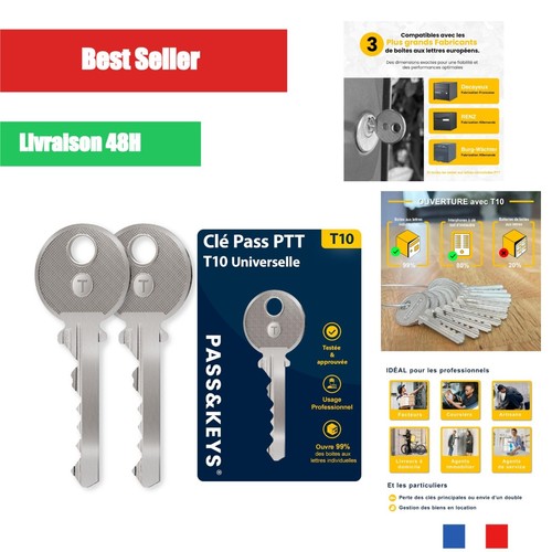 Clé ptt t10 universelle - clé,