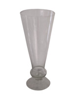 26cm Tulip High Shape Clear Conical Glass Standing Vase