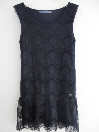 Robe guess dentelle - en, bleu