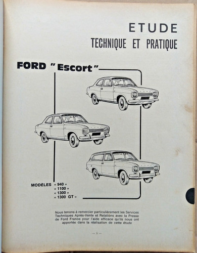 Revue technique ford - technique,