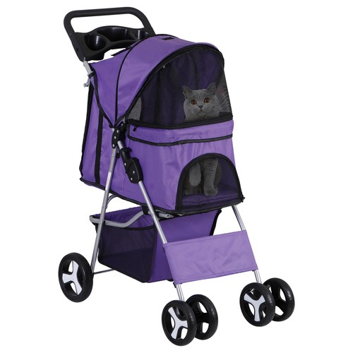 Purple metal frame pet - frame,