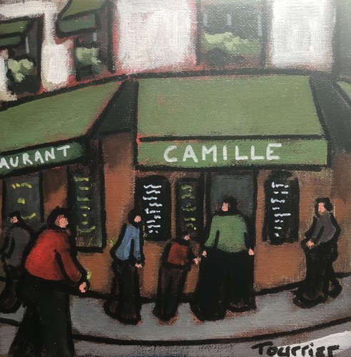 Tableau paris restaurant - tableau,