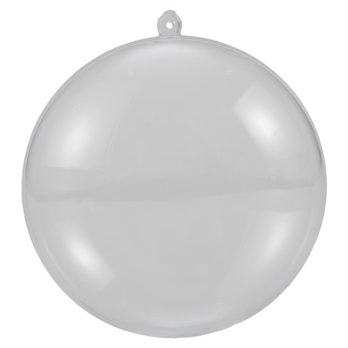 Boule plate transparente - x,
