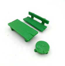 Figurine Schtroumpf Banc table