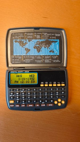 Agenda électronique vintage