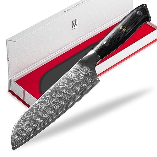 Couteau issiki santoku damas - couteau,