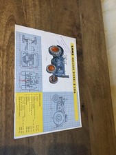 publicité papier tracteur Lanz 5016 Beauvais Motoculture Double Face Vintage