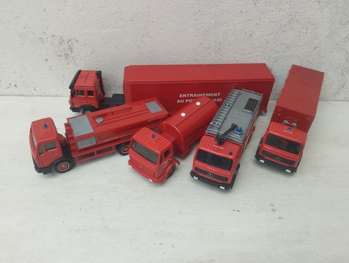 Camion mercedes pompiers - mercedes, 1/60