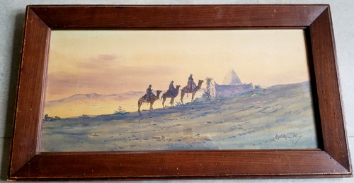 Tableau orientaliste gouache