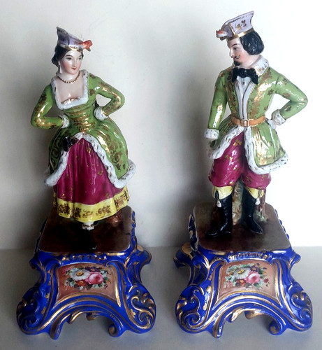 Porcelaine paris couple de - paris,