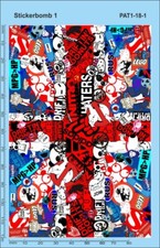Stickerbomb 1 Union Jack 1/18 Décalcomanies 120x80mm INTERDECAL