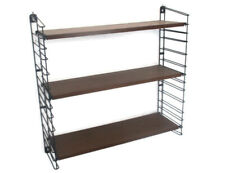 Mid Century Modern Tomado Wall Shelving Unit Teak Dutch Design Adjustable Retro 