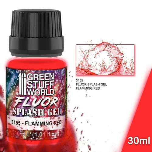 Splash gel rouge flamboyant - gel,