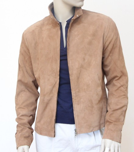 Veste cuir véritable daim - veste,