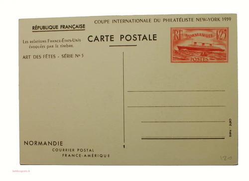 Entiers postaux 1f25 - (fr1),