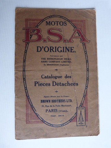 Livret pièce détaché de - de,