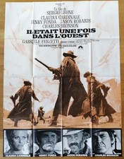 ONCE UPON A TIME IN THE WEST sergio leone original LARGE french movie poster '69
