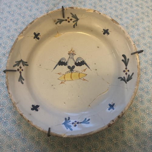 Assiette ancienne motif - ancienne,