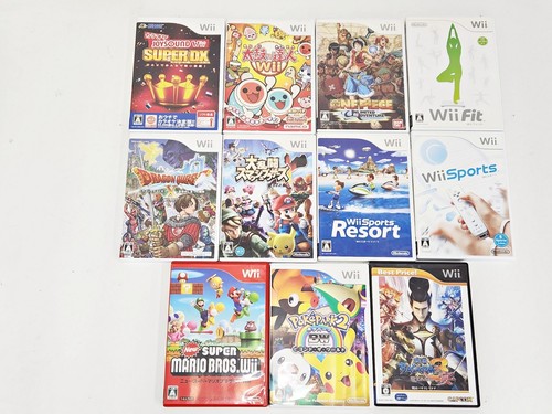 Lot jeux nintendo wii 11pc - lot,