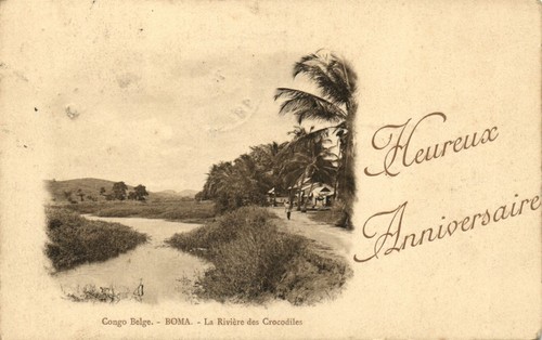 Belgian congo boma la - congo,