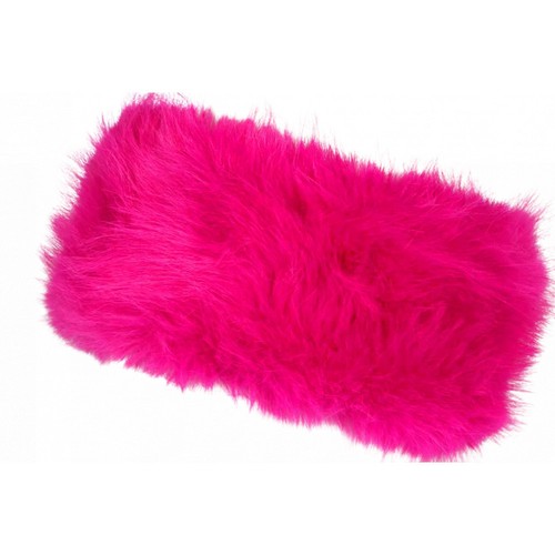 Bandeau fourrure rose - fourrure, fuchsia