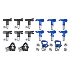 Lot de 6 embouts de buse de pulvérisateur de peinture airless longue durée et