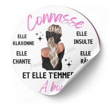 Stickers Pour Voiture Connasse