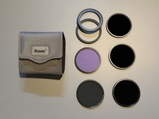 Kase Wolverine 82mm Magnetic 5 Filter Kit - CPL, ND 8, 64, 1000, Neutral Night